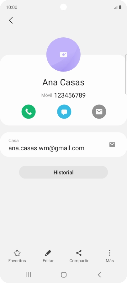 Pulsa el icono de realizar llamadas. Pulsa el icono de realizar llamadas.