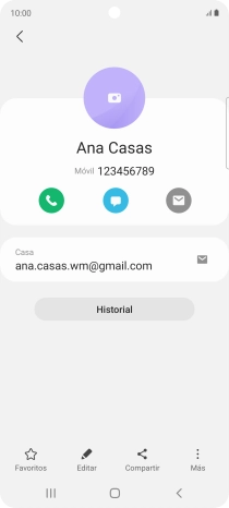 Pulsa el icono de realizar llamadas. Pulsa el icono de realizar llamadas.