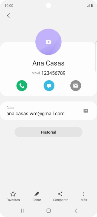 Pulsa el icono de realizar llamadas. Pulsa el icono de realizar llamadas.