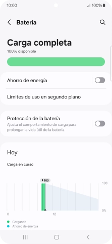 Pulsa Ahorro de energía. Pulsa Ahorro de energía.
