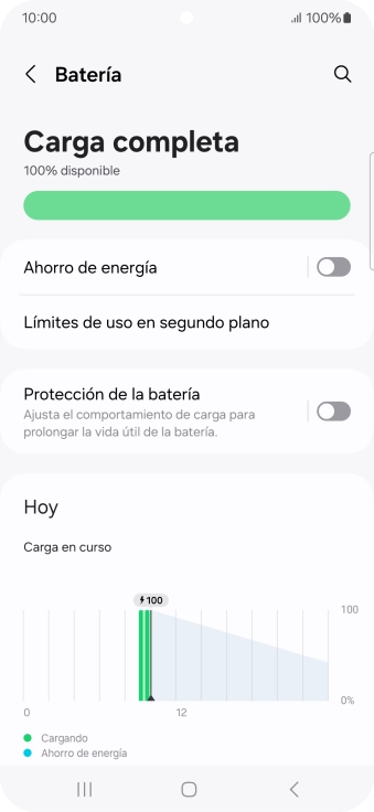Pulsa Ahorro de energía. Pulsa Ahorro de energía.