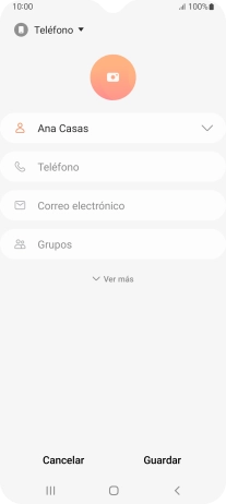 Pulsa Teléfono e introduce el número de teléfono deseado. Pulsa Teléfono e introduce el número de teléfono deseado.