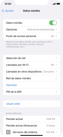 Pulsa Selección de red.