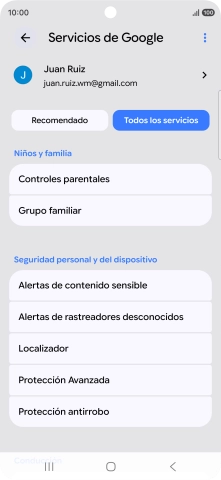 Pulsa Localizador.