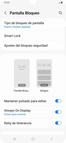 Pulsa Tipo de bloqueo de pantalla e introduce el código de seguridad extra que has creado anteriormente. Pulsa Tipo de bloqueo de pantalla e introduce el código de seguridad extra que has creado anteriormente.
