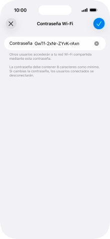 Pulsa el icono de aceptar. Pulsa el icono de aceptar.