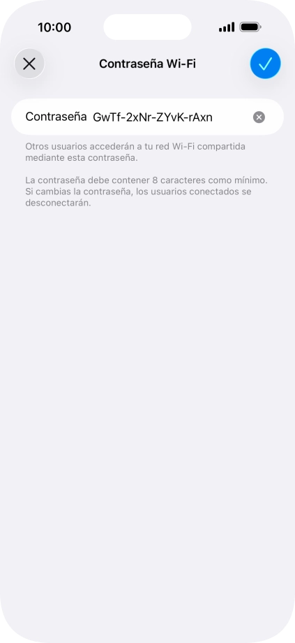 Pulsa el icono de aceptar. Pulsa el icono de aceptar.