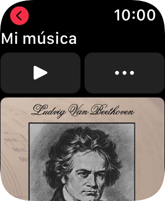 Pulsa el icono de reproducción para iniciar la reproducción. Pulsa el icono de reproducción para iniciar la reproducción.