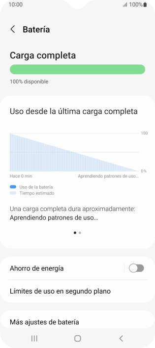 Pulsa Ahorro de energía. Pulsa Ahorro de energía.