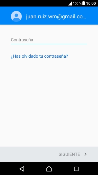 Pulsa en el campo de escritura e introduce la contraseña de tu cuenta de Google. Pulsa en el campo de escritura e introduce la contraseña de tu cuenta de Google.