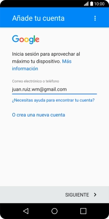 Pulsa SIGUIENTE.