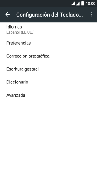 Pulsa Idiomas.
