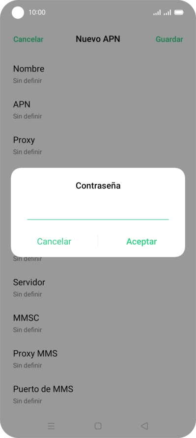 Introduce wap125 y pulsa Aceptar. Introduce wap125 y pulsa Aceptar.
