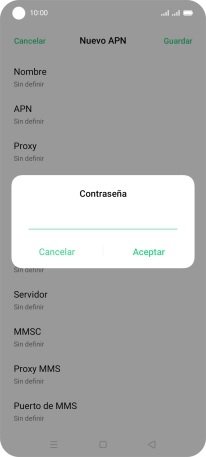 Introduce wap125 y pulsa Aceptar. Introduce wap125 y pulsa Aceptar.