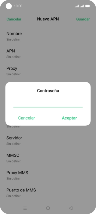Introduce wap125 y pulsa Aceptar. Introduce wap125 y pulsa Aceptar.
