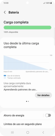 Pulsa Ahorro de energía.