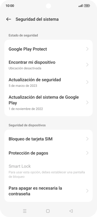 Pulsa Bloqueo de tarjeta SIM. Pulsa Bloqueo de tarjeta SIM.