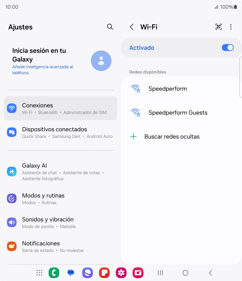Pulsa la red wifi deseada.