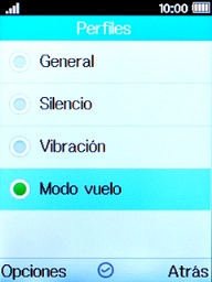 Selecciona otro modo para desactivar el modo de avión. Selecciona otro modo para desactivar el modo de avión.