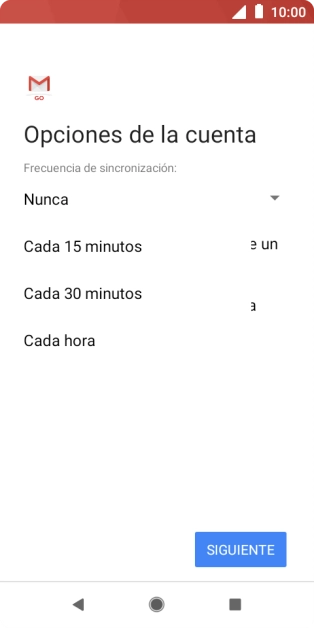 Pulsa el ajuste deseado. Pulsa el ajuste deseado.