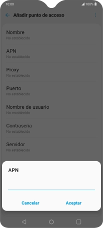 Introduce airtelwap.es y pulsa Aceptar. Introduce airtelwap.es y pulsa Aceptar.