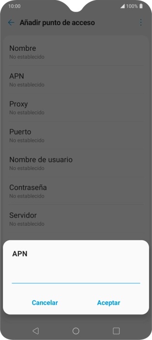 Introduce airtelwap.es y pulsa Aceptar. Introduce airtelwap.es y pulsa Aceptar.