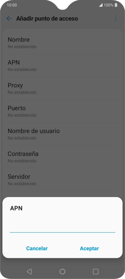 Introduce airtelwap.es y pulsa Aceptar. Introduce airtelwap.es y pulsa Aceptar.