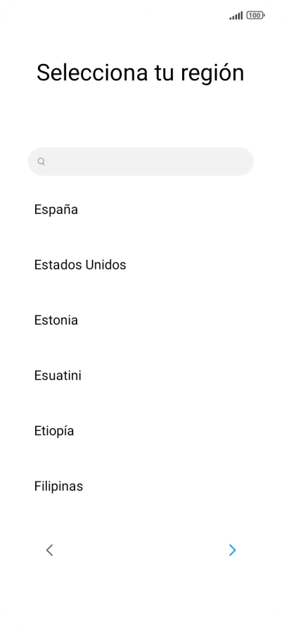 Pulsa el país o el área deseados. Pulsa el país o el área deseados.