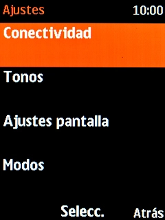 Selecciona Modos.