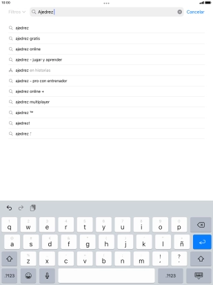 Introduce el nombre del tema o de la app y pulsa la tecla intro. Introduce el nombre del tema o de la app y pulsa la tecla intro.
