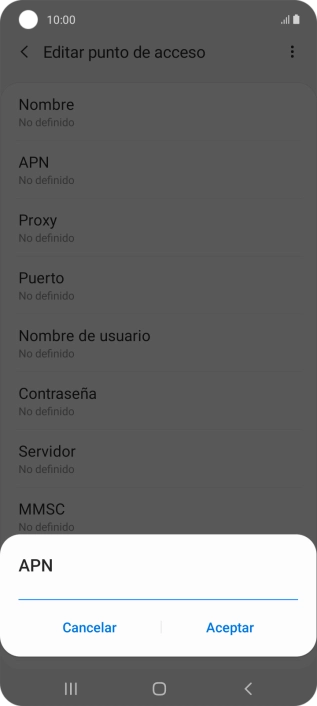 Introduce airtelwap.es y pulsa Aceptar. Introduce airtelwap.es y pulsa Aceptar.