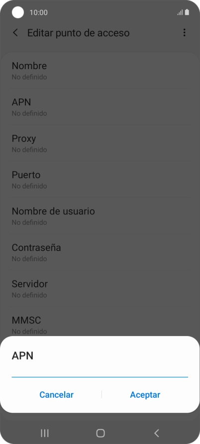 Introduce airtelwap.es y pulsa Aceptar. Introduce airtelwap.es y pulsa Aceptar.