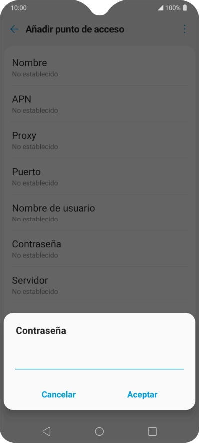 Introduce wap125 y pulsa Aceptar. Introduce wap125 y pulsa Aceptar.