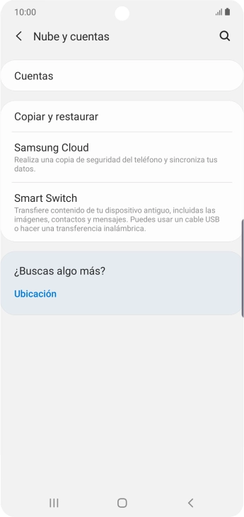 Pulsa Cuentas.