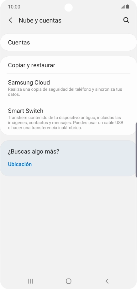 Pulsa Cuentas.