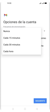 Pulsa el ajuste deseado. Pulsa el ajuste deseado.