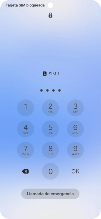 Si lo solicita el teléfono, introduce el código PIN y pulsa OK. Si lo solicita el teléfono, introduce el código PIN y pulsa OK.