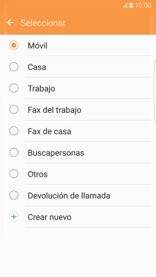 Pulsa el tipo de número deseado. Pulsa el tipo de número deseado.