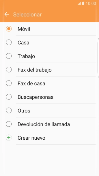 Pulsa el tipo de número deseado. Pulsa el tipo de número deseado.