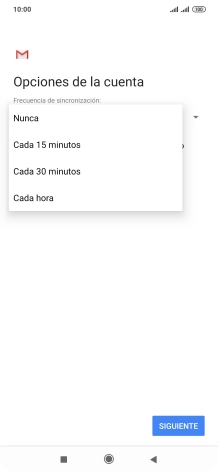 Pulsa el ajuste deseado. Pulsa el ajuste deseado.