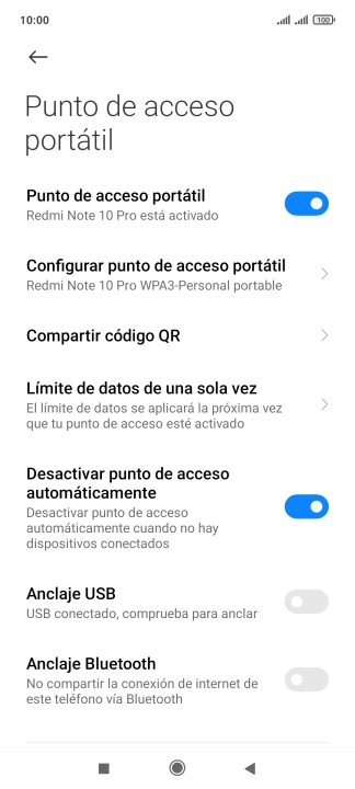 Pulsa la tecla de inicio para terminar y regresar a la pantalla de inicio.