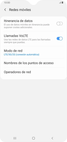 Pulsa el indicador junto a 
