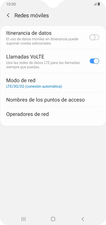Pulsa el indicador junto a 
