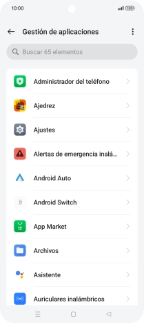 Pulsa la app deseada. Pulsa la app deseada.