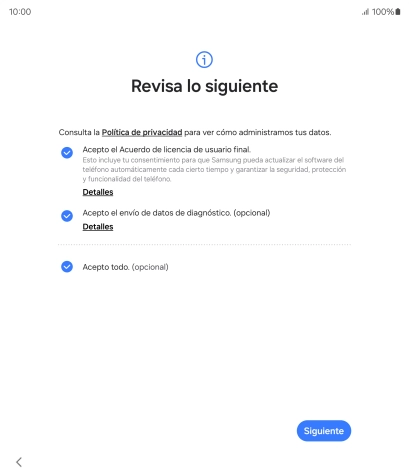Pulsa Siguiente. Pulsa Siguiente.