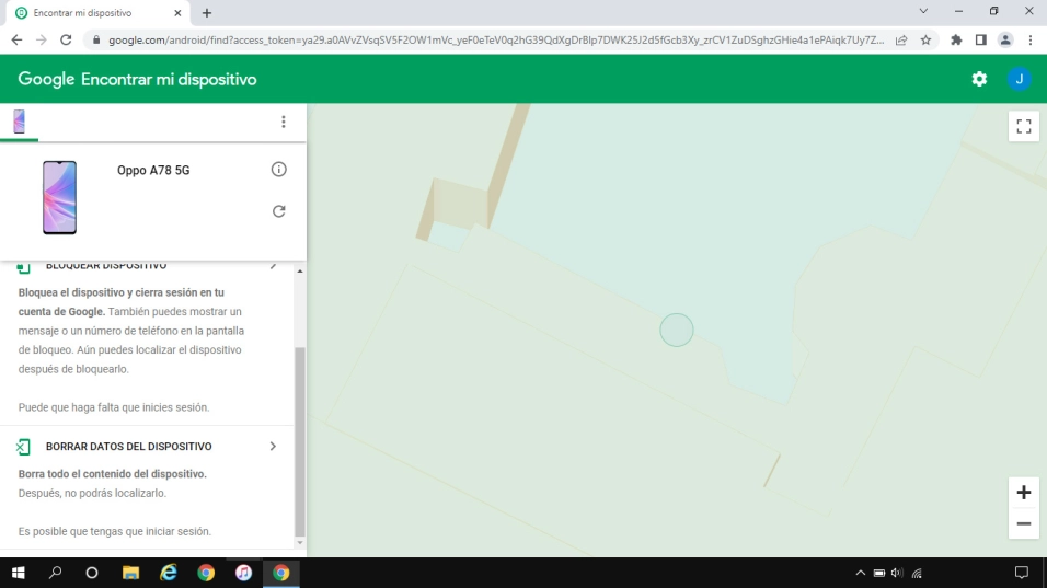Haz clic en BORRAR DATOS DEL DISPOSITIVO y sigue las indicaciones de la pantalla para eliminar todo el contenido de tu teléfono. Ten en cuenta que ya no podrás utilizar la función de 