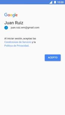 Pulsa ACEPTO. Pulsa ACEPTO.