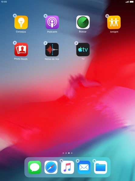 Pulsa el icono de eliminar.