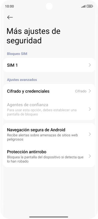 Pulsa el nombre de la tarjeta SIM. Pulsa el nombre de la tarjeta SIM.