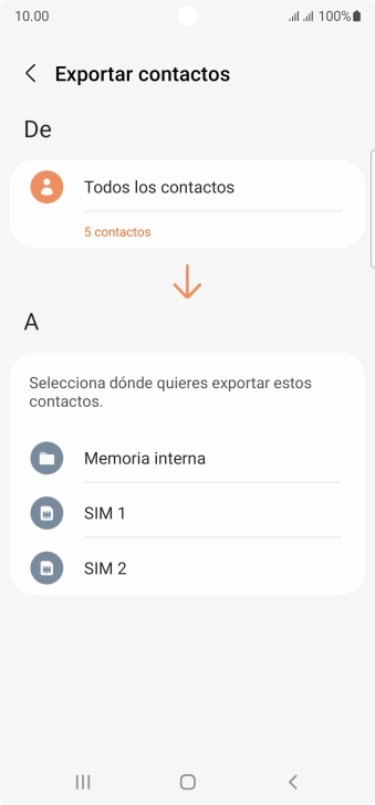 Pulsa la tarjeta SIM deseada. Pulsa la tarjeta SIM deseada.